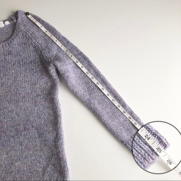 Gap Womens Lilac Crew Neck Wool Sweater XS Petite - Picture 2 of 10